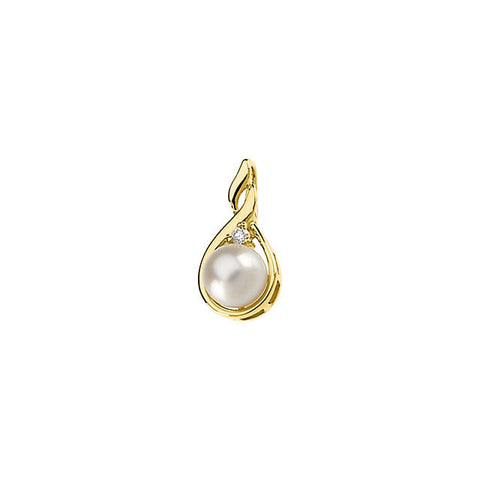 Pendant > Pearl & Diamond > Cultured > Akoya