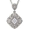 Necklace > 18" > Diamond > 1/8 CTW