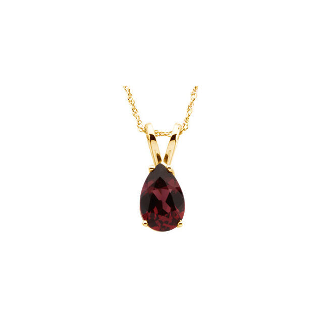 Pendant > Garnet > Rhodolite > Genuine