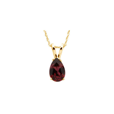 Necklace > Garnet > Rhodolite > Genuine
