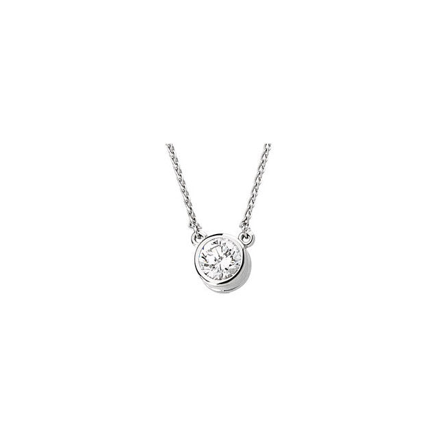 Necklace > Solitaire > Zirconia > Cubic