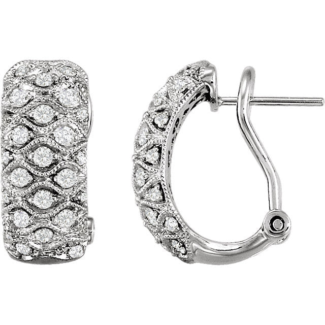 Earrings > Diamond > 3/4 CTW