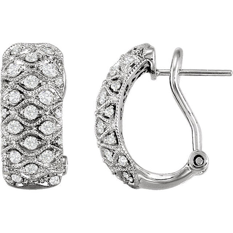 Earrings > Diamond > 3/4 CTW