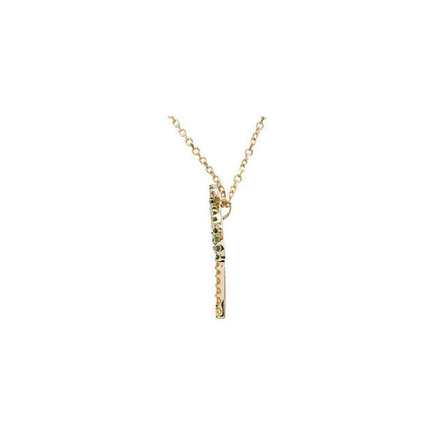 Necklace > Tree > Palm > Sapphire > Yellow > and > Garnet > Tsavorite > Genuine