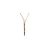 Necklace > Clover > Garnet > Tsavorite > Genuine