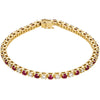 Bracelet > 7.25" > Diamond > 3/8 CTW > Ruby & 2