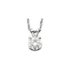 Necklace > Solitaire > Moissanite > Created
