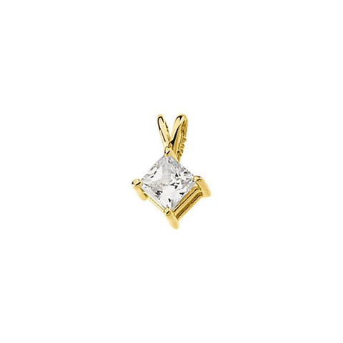 Pendant > Zirconia > Cubic > Princess-Cut