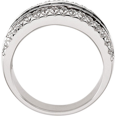 Band > Anniversary > Diamond & Sapphire > 1/2 CTW