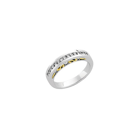 Band > Anniversary > Diamond > tw > CT > 1/2 > Two-Tone > 14kt