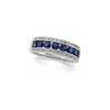 Ring > Anniversary > Diamond > CTW > 1/Sapphire & 1
