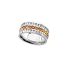 Band > Anniversary > Diamond > Tri-Color > 8mm > Hand-Woven