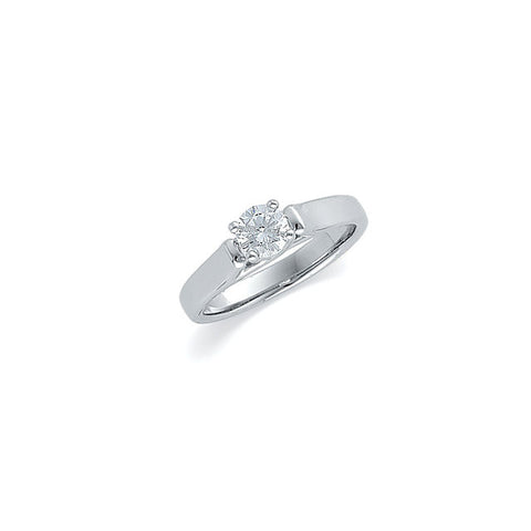 Ring > Engagement > Solitaire > Round > Diamond > 1/2 CTW