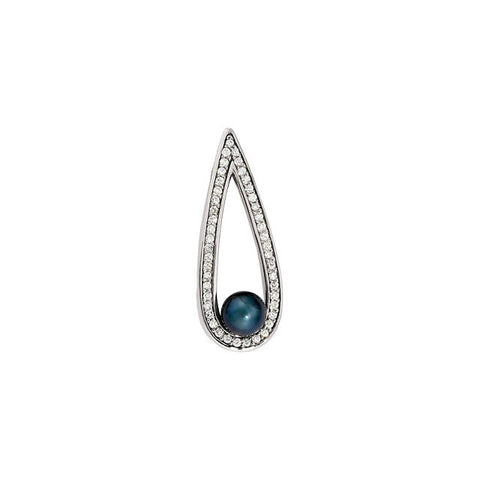 Pendant > Pearl & Diamond > Cultured > Akoya