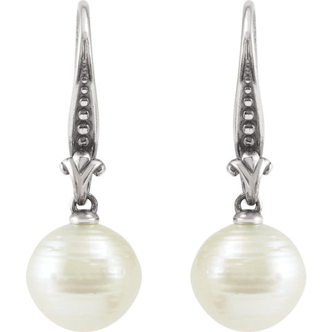 Semi-Earrings or Semi > Pearl > Cultured > Sea > South