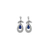 Earrings > Sapphire & Diamond > Blue
