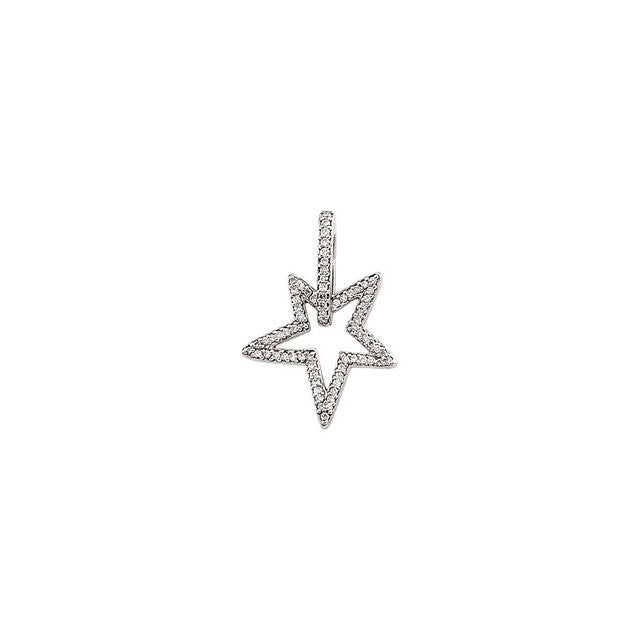 Pendant > Diamond > Star-Shape > 3/8 CTW