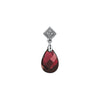 Pendant > Diamond > .04 CTW > & > Garnet > Brazilian
