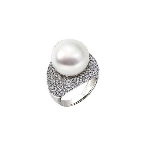 Ring > Pearl & Diamond > Cultured > Sea > South