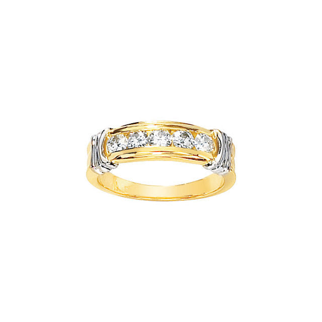 Band > Moissanite > Created > Tone > Two
