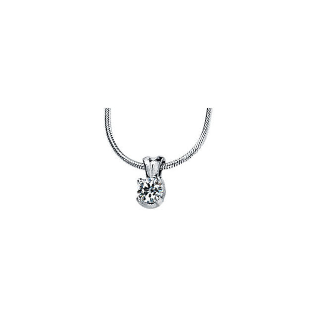 Pendant > Solitaire > Solstice > Moissanite > Created