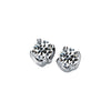 Earrings > Solitaire > Solstice > Moissanite > Created