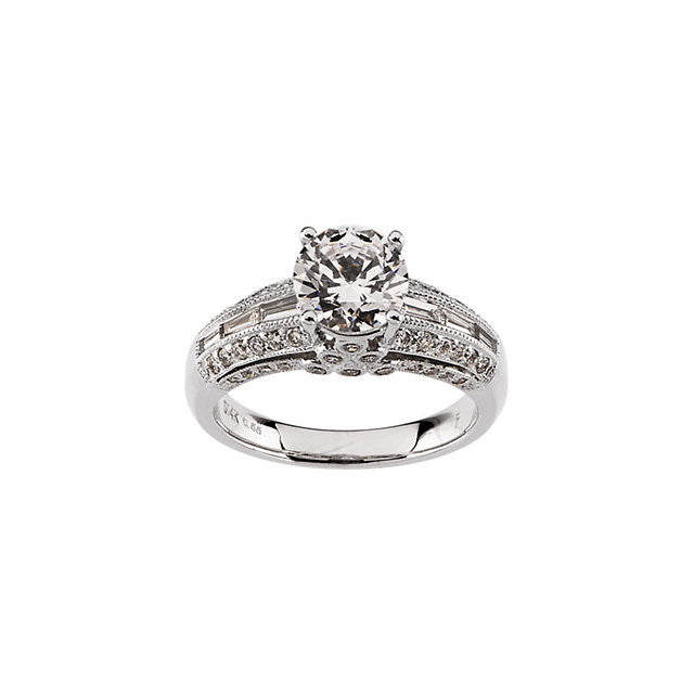 Ring or Band > Engagement > Semi-mount