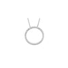Necklace > 18" > Circle > Diamond > CTW > 1