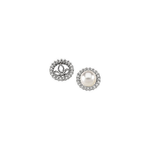 Jackets for Pearls > Earring > Diamond > 5/8 CTW