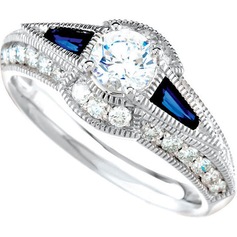 Ring or Band > Engagement > Semi-mount