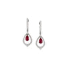 Earrings > Diamond & Ruby > 1/4 CTW