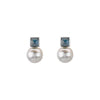 Earrings > Topaz > Blue > Pearl & London > Sea > South