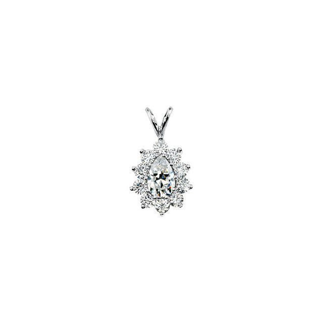 Pendant > Moissanite > Created