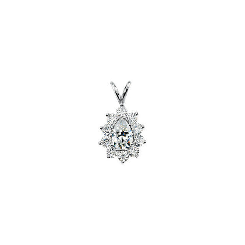 Pendant > Moissanite > Created