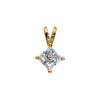 Pendant > Square > Moissanite > Created