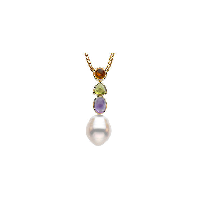 Necklace > Multi-Pearl & Multi > Circlé > Cultured > Sea > South