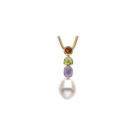 Necklace > Multi-Pearl & Multi > Circlé > Cultured > Sea > South