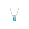Pendant > Topaz > Blue > Swiss > Genuine