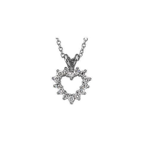 Pendant > Heart > Diamond > 1/5 CTW