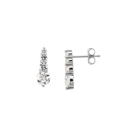 Earrings > Journey > Diamond > CTW > 1
