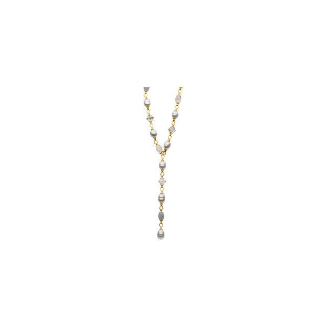 Necklace > Gemstone > Pearl & Genuine > Cultured > Sea > South > Aquarella®