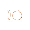 Earrings > Hoop > Inside/Outside > Diamond > 1/2 CTW