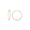 Earrings > Hoop > Inside/Outside > Diamond > 1/2 CTW