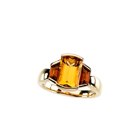 Ring > Citrine > Citrine & Madeira > Genuine