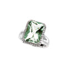 Ring > Quartz & Diamond > Green > Genuine
