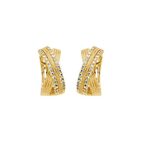 Earrings > Diamond > 1/2 CTW