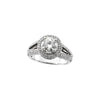 Ring > Moissanite > Created > Diamond & 7mm > 9/10 CTW