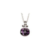 Necklace > Diamond > .04 CTW > Amethyst