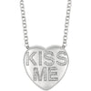 Necklace > Heart > "Love" > Diamond > .01 CTW