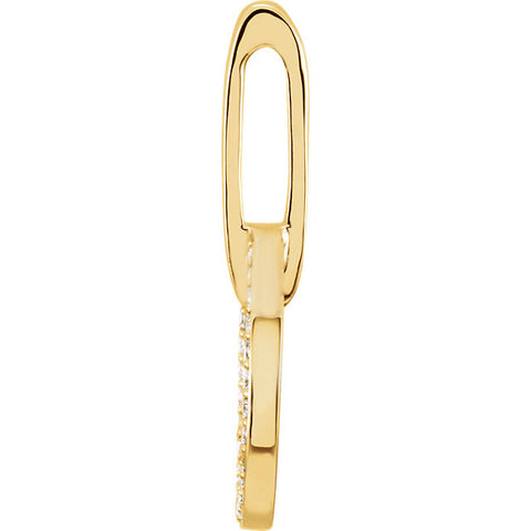Pendant > Diamond > Oblong > 1/4 CTW